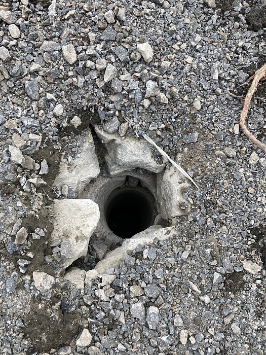 Digging post holes in solid rock deals