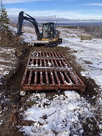 Cattle guard installation